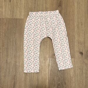 Pink and Gray Kids Leggings